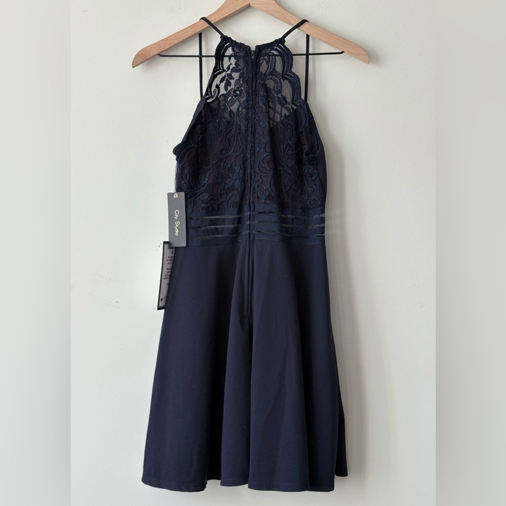 City Studio Fit and Flare Dress NWT - Picture 3 of 8